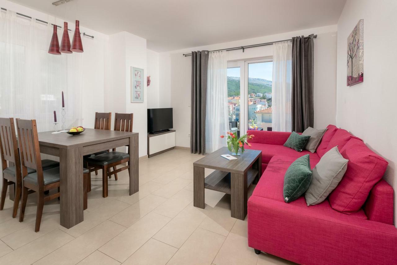 Olive Tree Apartments Podstrana Bagian luar foto